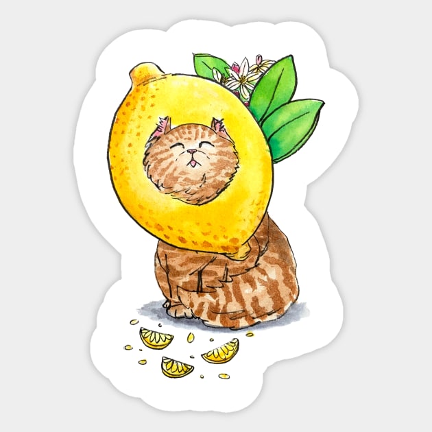 Sour Kitty Sticker by sketchcadet